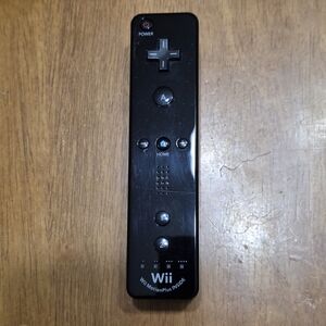 Black Wii Remote Controller With Motion Plus